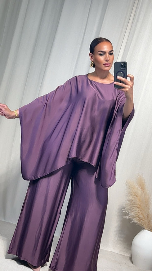 Pantalon satiné RANIA